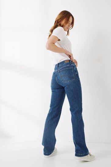 Button through sale jeans