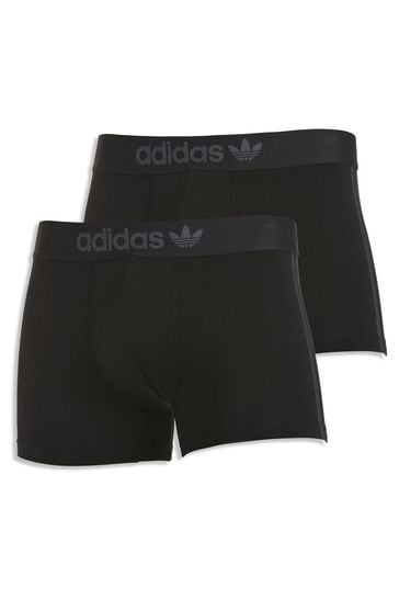Buy adidas Black Comfort Flex Ultra Soft Black 2 Pack Boxers from