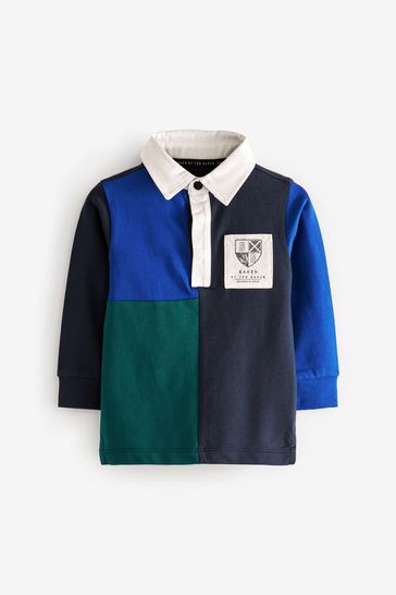 Baker by Ted Baker Navy Rugby Shirt