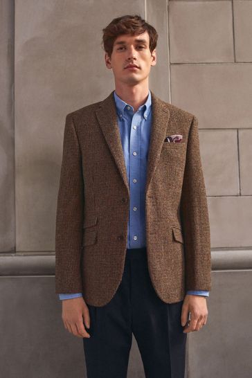 Next harris tweed blazer on sale