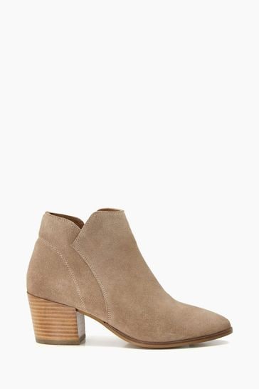 Dune taupe ankle boots store