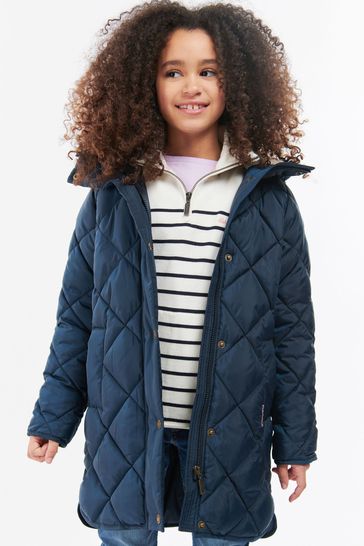 Girls barbour coat shop