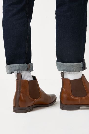 Tan chelsea boots mens clearance river island