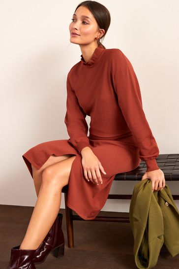 Rust jumper dress outlet