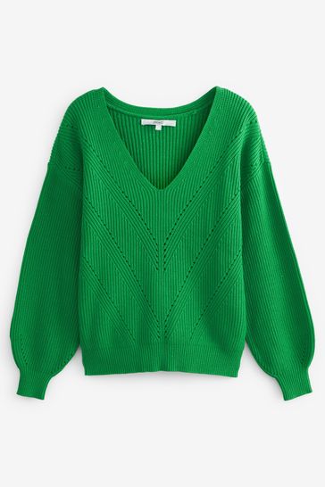Bright green jumper store