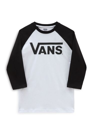 Vans Raglan Black / White Boys T-Shirt