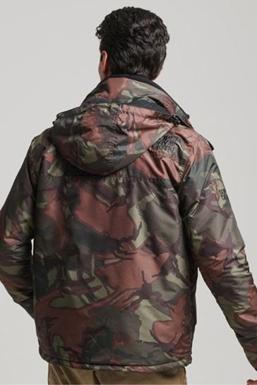 Superdry windcheater camo top