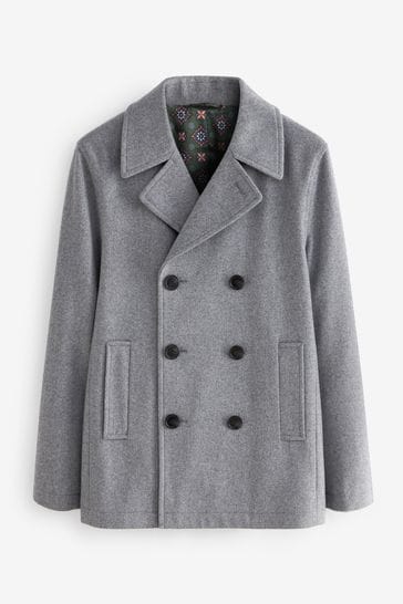 Light grey peacoat womens shop