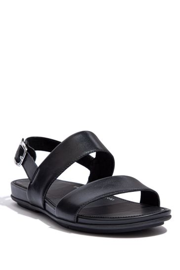 Buy FitFlop Gracie Black Leather Back Strap Sandals from Next Turkey