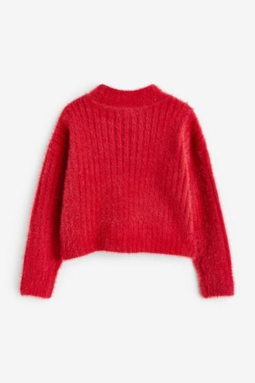 Next red jumper ladies clearance