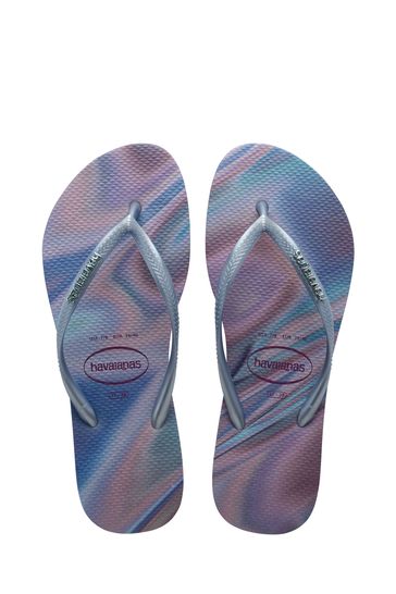 Iridescent flip flops deals