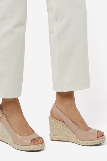 Nude wedges discount dune