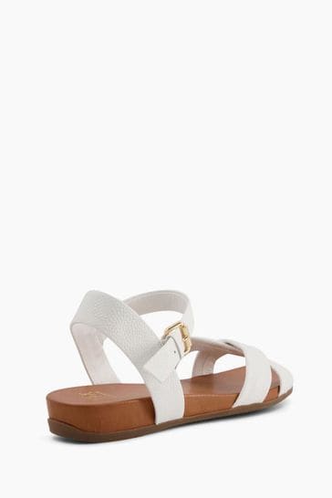 Dune white shop sandals uk