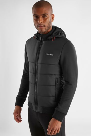 Buy Calvin Klein Golf Somme Valley Hybrid Black Jacket from Next