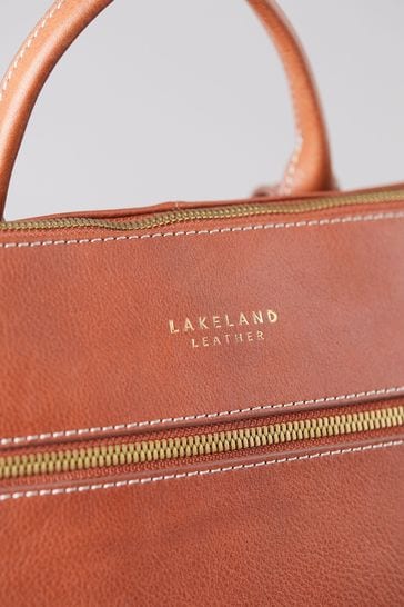 Lakeland Leather Torver Leather Tote Bag in Tan One Size