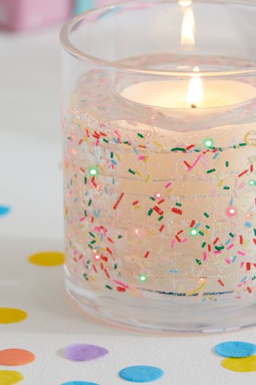 Light up sale glitter candle