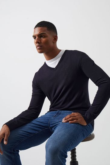 French connection v neck sweater deals