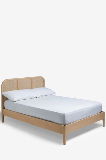 Wood and sales cane bed