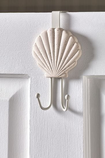 Natural Shell Over Door Hooks