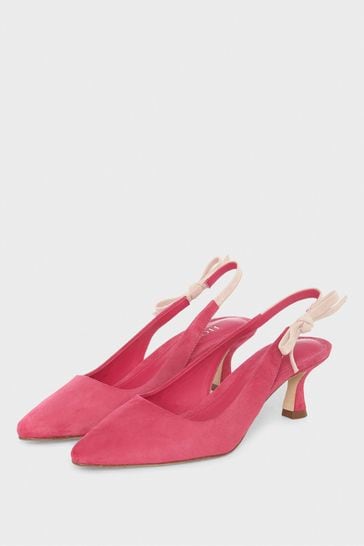 Hot pink slingback shoes store