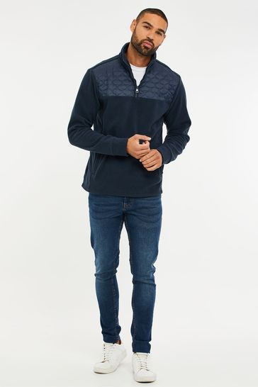 Blue sales fleece jumper