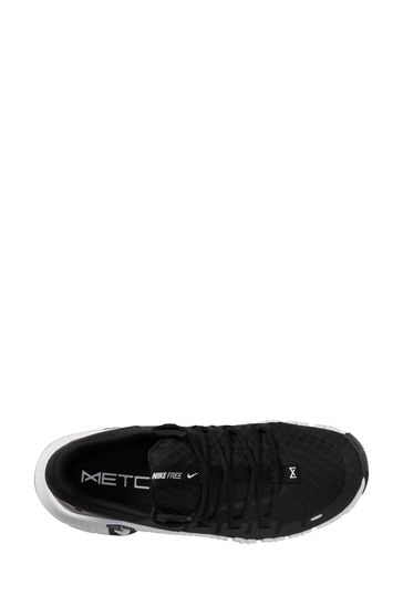 Buy Nike Black White Free Metcon 5 Training Trainers from Next Malta