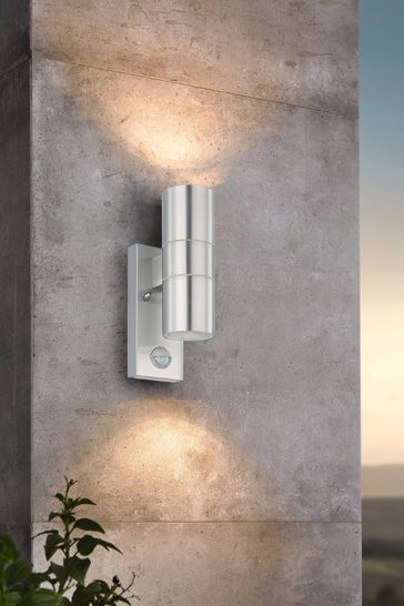 Eglo Silver Riga 5 Outdoor Wall Light