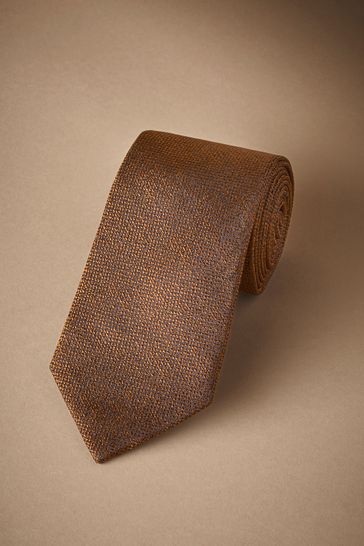 Bronze Brown Signature Made In Italy Tie