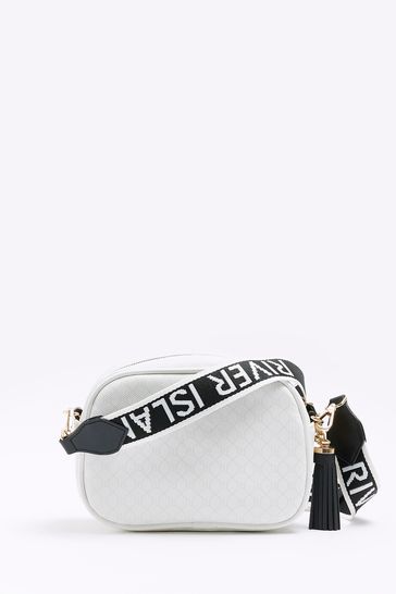River island white cross body bag 2025