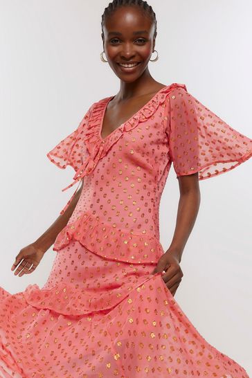 River island spotty cheap dress
