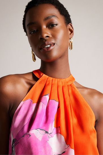 Ted baker cheap halter neck dress