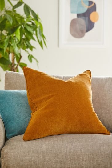 Large hotsell yellow cushion
