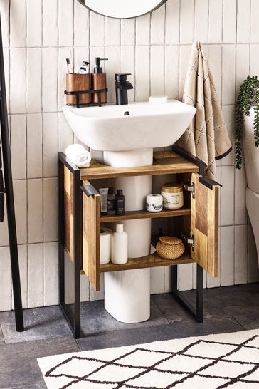 Small under sink storage unit top