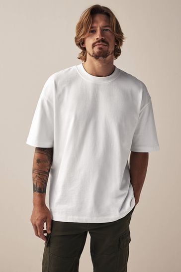 White Oversized Heavyweight T-Shirt