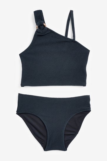 Buy Black One Shoulder Bikini (3-16yrs) from Next Canada