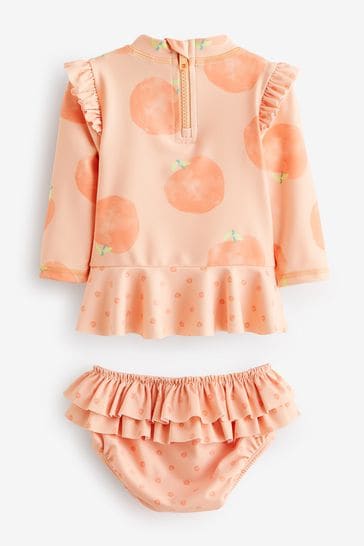 Orange peach outlet color dress