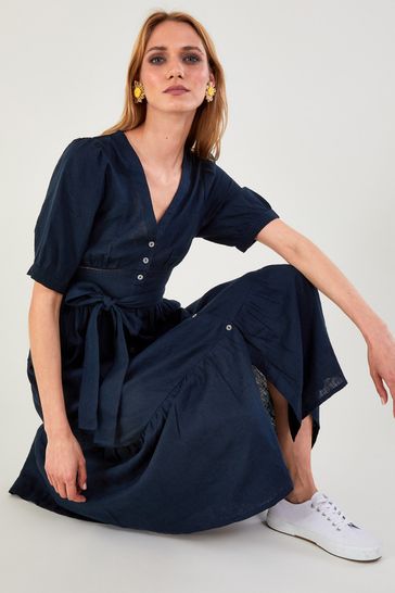 Monsoon linen dress hotsell
