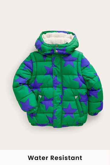 Boden top green coat