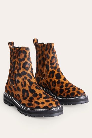 Buy Boden Brown Sadie Chunky Chelsea Boots from Next Luxembourg