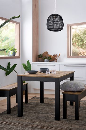 Ubuy Black Dining Table Bench Seat Seater Bench Set Next Black