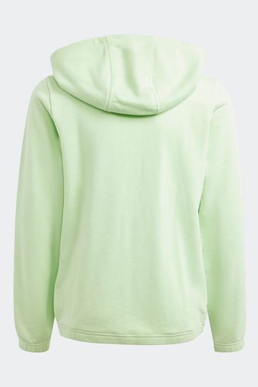 Buy adidas Green Sportswear Essentials 3 Stripes Full Zip Hoodie
