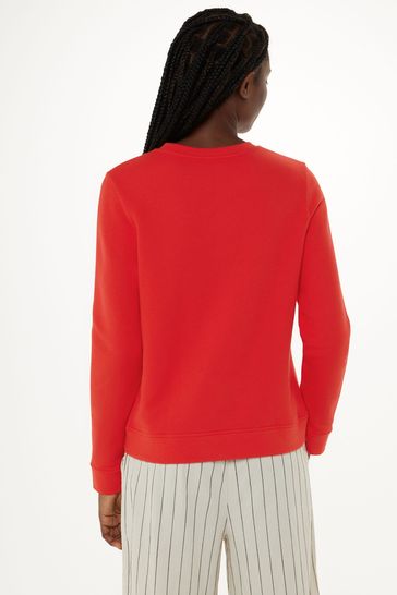 Red sweat top cheap