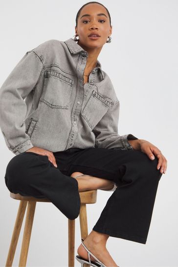 Simply be wide leg jeans outlet