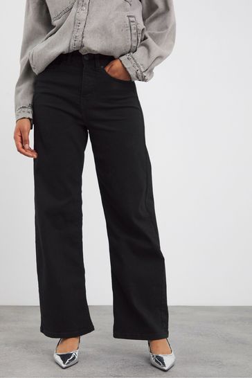 Simply be wide leg jeans discount