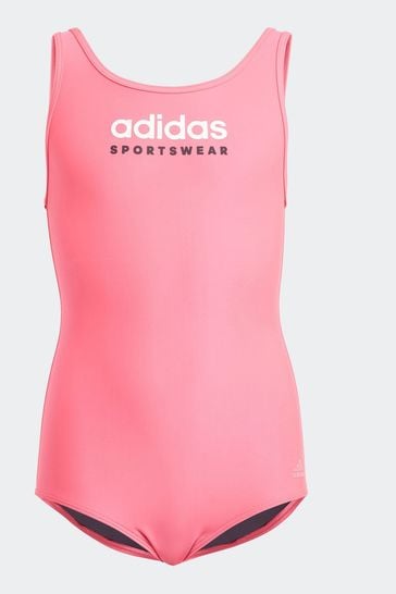 adidas Pink Sportswear U-Back Swimsuit