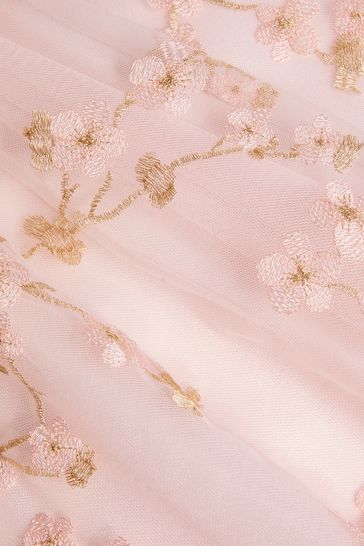 Monsoon pink lace dress sale