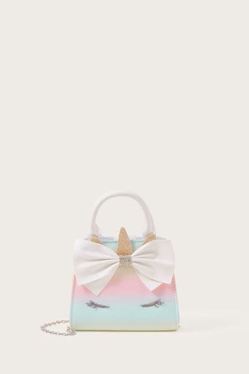 Buy Monsoon Dreamy Bow White Unicorn Bag from Next Luxembourg