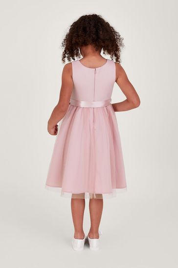 Buy Monsoon Pink Layla 3D Scuba Dress from Next Luxembourg