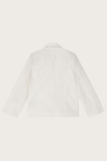 Buy Monsoon Cream Brea Lace Bridesmaid Blazer from Next Denmark