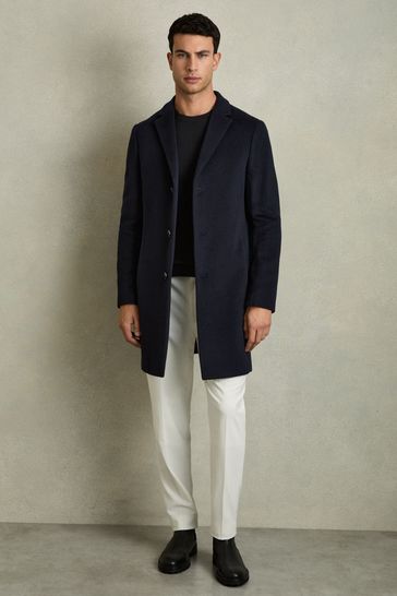 Reiss gable wool deals epsom coat navy